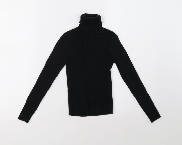NEXT Girls Black Pullover Sweatshirt Size 8 Years