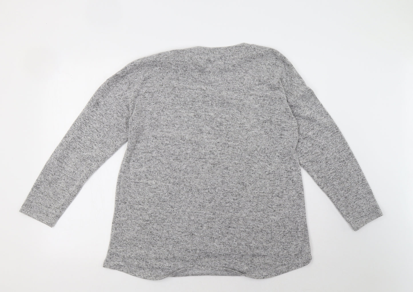 Peacocks Womens Grey   Pullover Sweatshirt Size 14