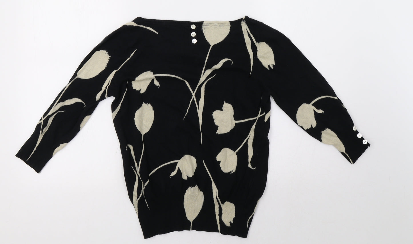 NEXT Womens Black   Pullover Sweatshirt Size 12