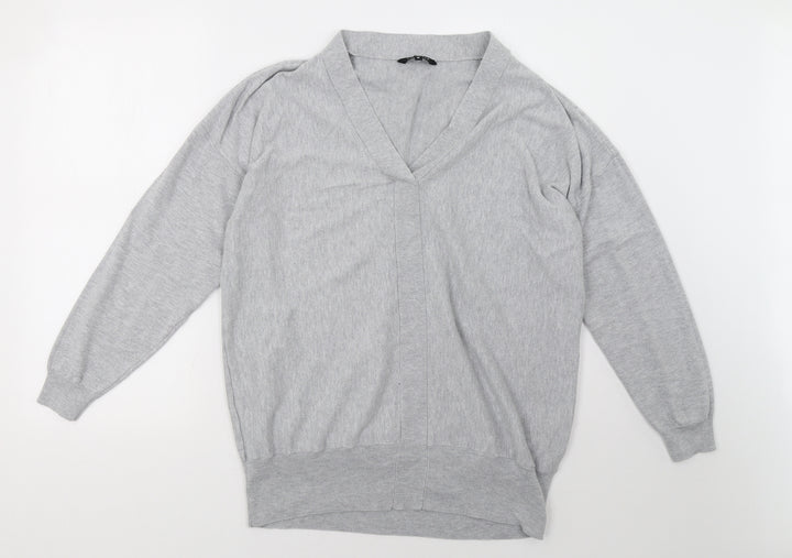 Peacocks Womens Grey Pullover Sweatshirt Size 14