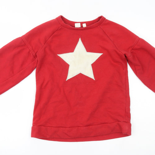 Gap Girls Red   Pullover Jumper Size M