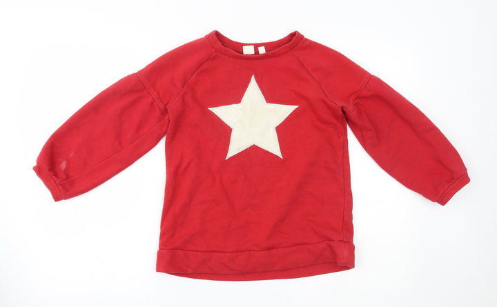 Gap Girls Red Pullover Jumper Size M
