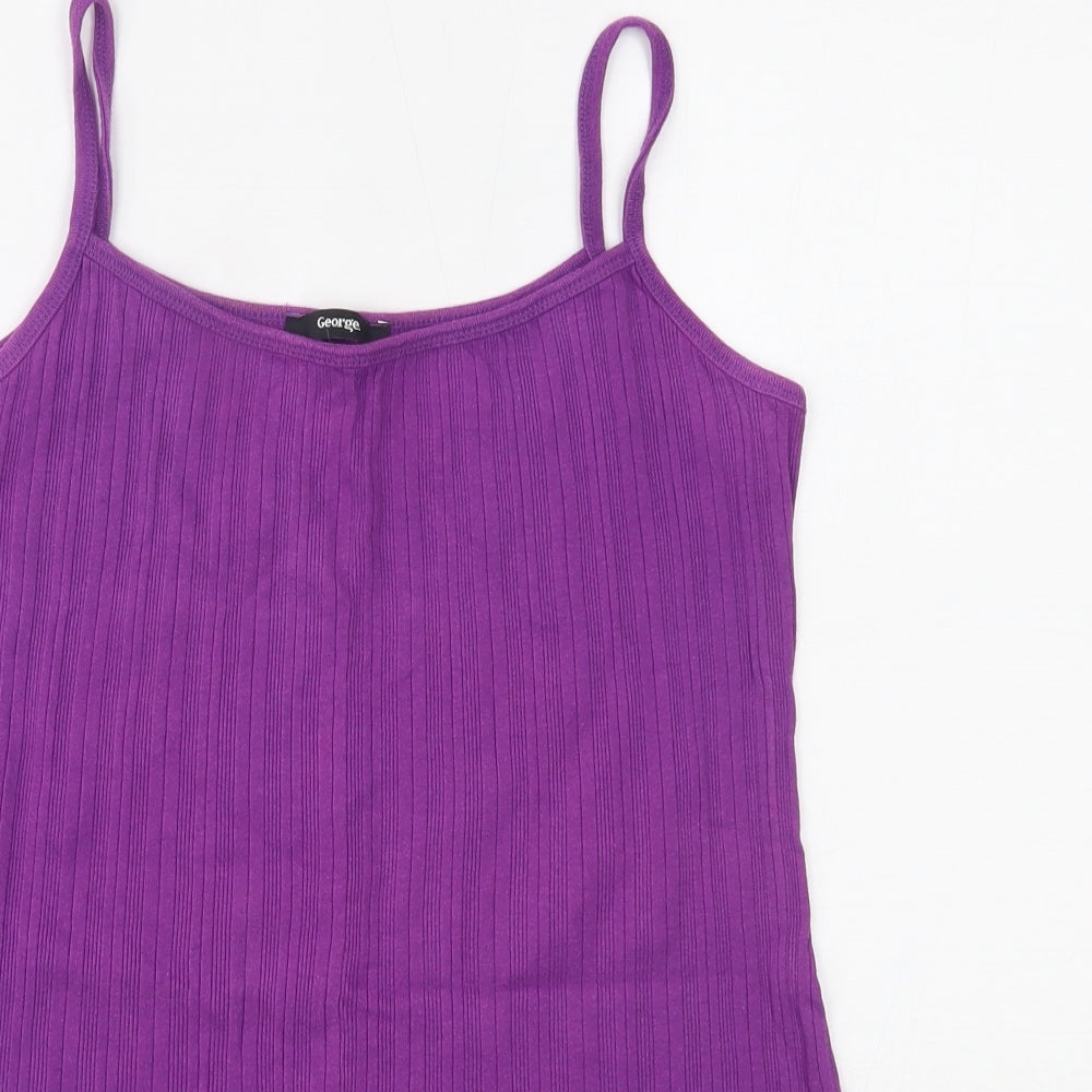 George Womens Purple   Camisole Tank Size 16
