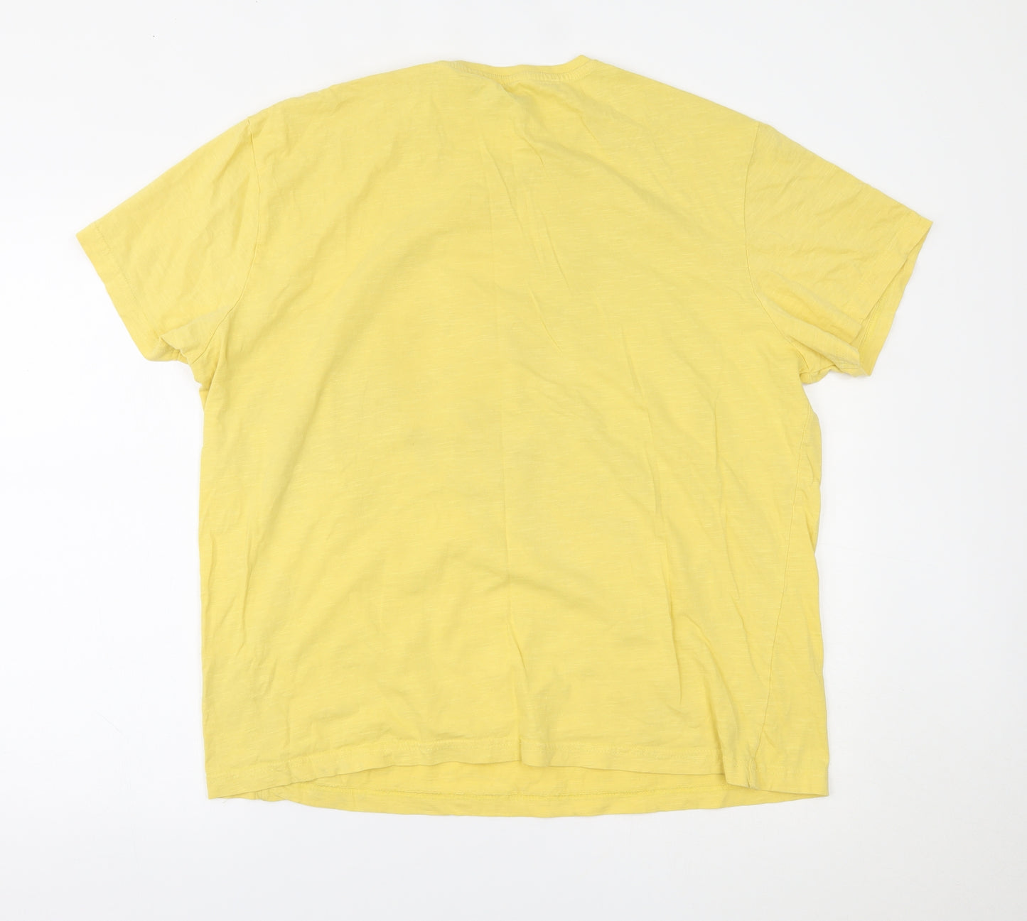 TU Mens Yellow    T-Shirt Size 2XL