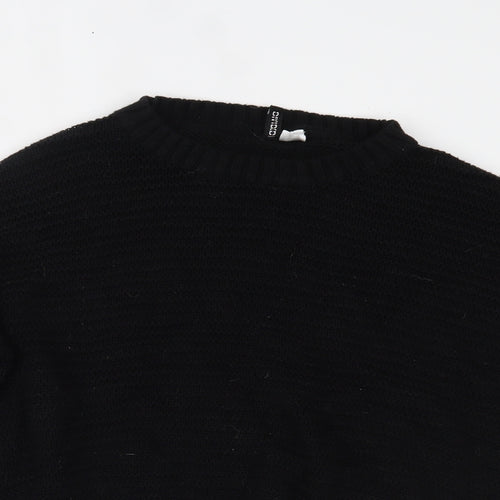 H&M Womens Black   Pullover Jumper Size L