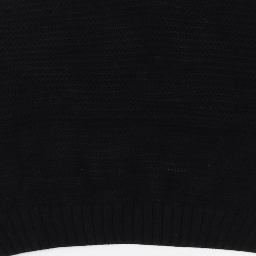 H&M Womens Black   Pullover Jumper Size L
