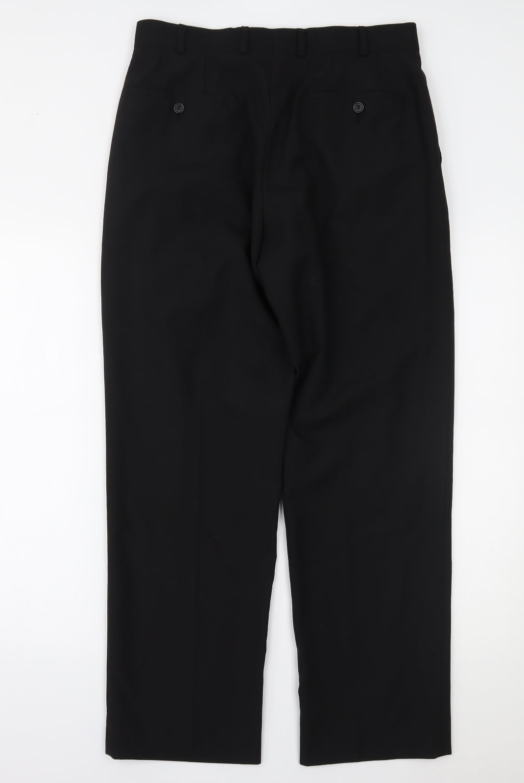Preworn Mens Black   Trousers  Size 31 L29 in
