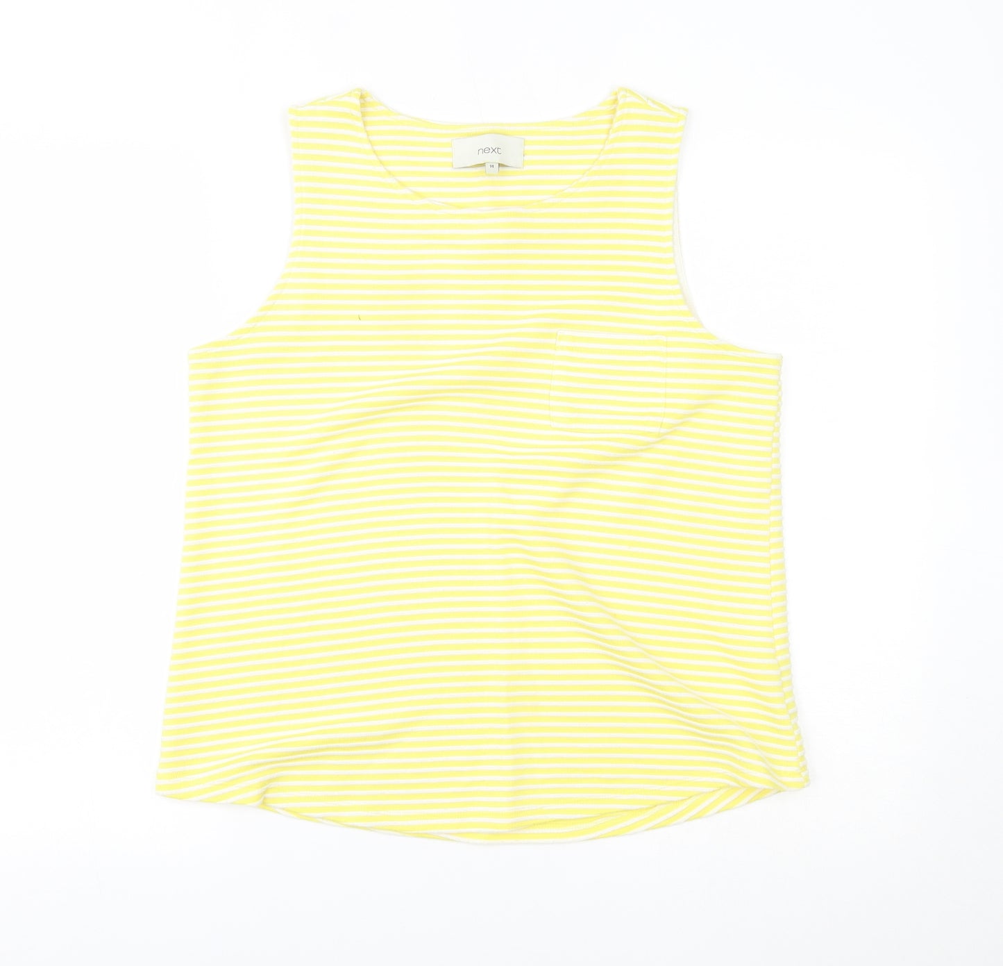 NEXT Womens Yellow   Basic Tank Size 14