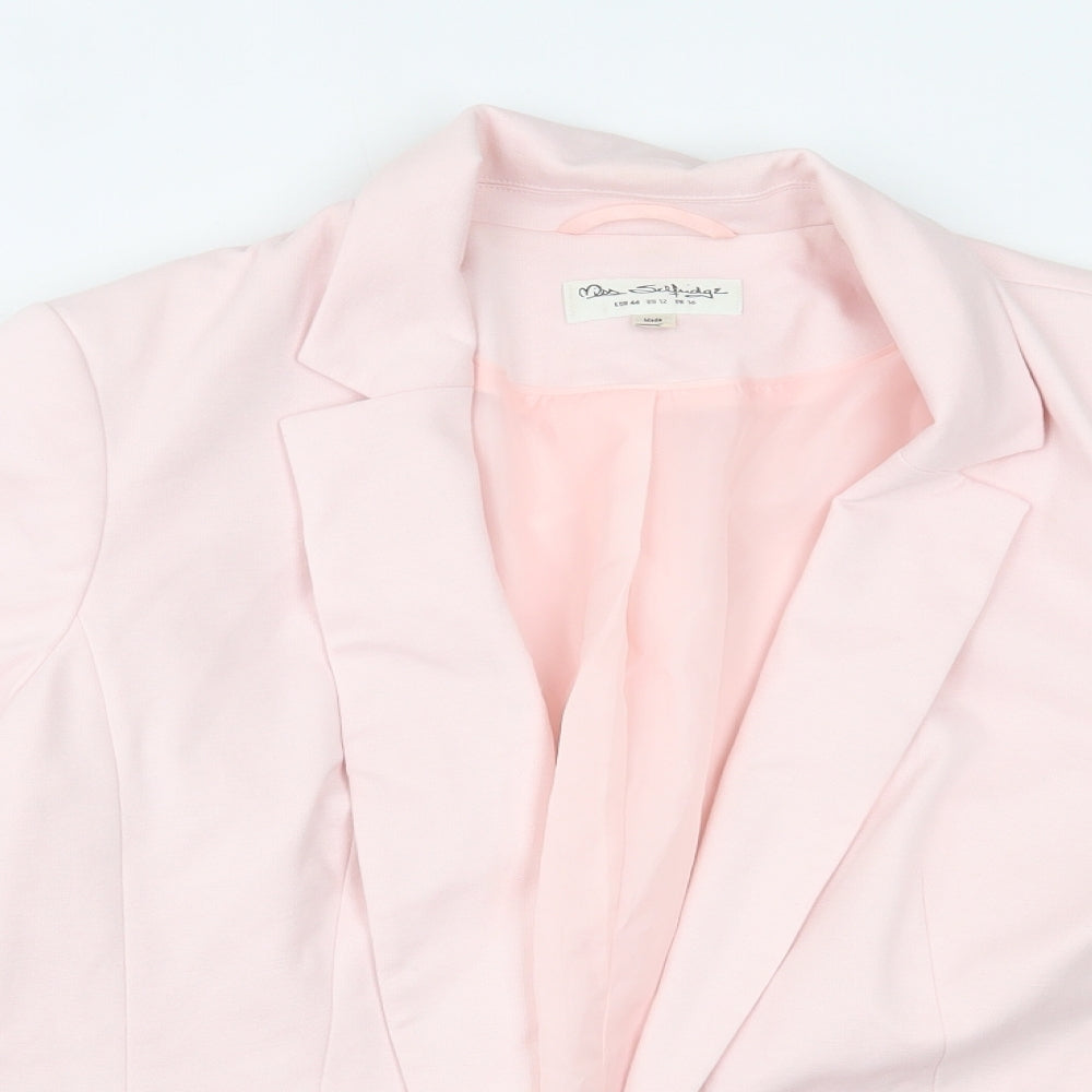 Miss Selfridge Womens Pink   Jacket Blazer Size 16
