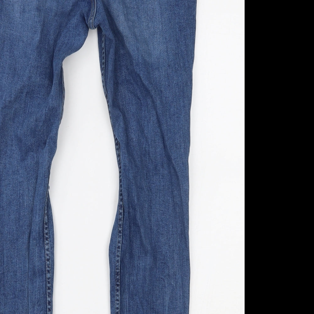 Primark Womens Blue  Denim Skinny Jeans Size 16 L27 in