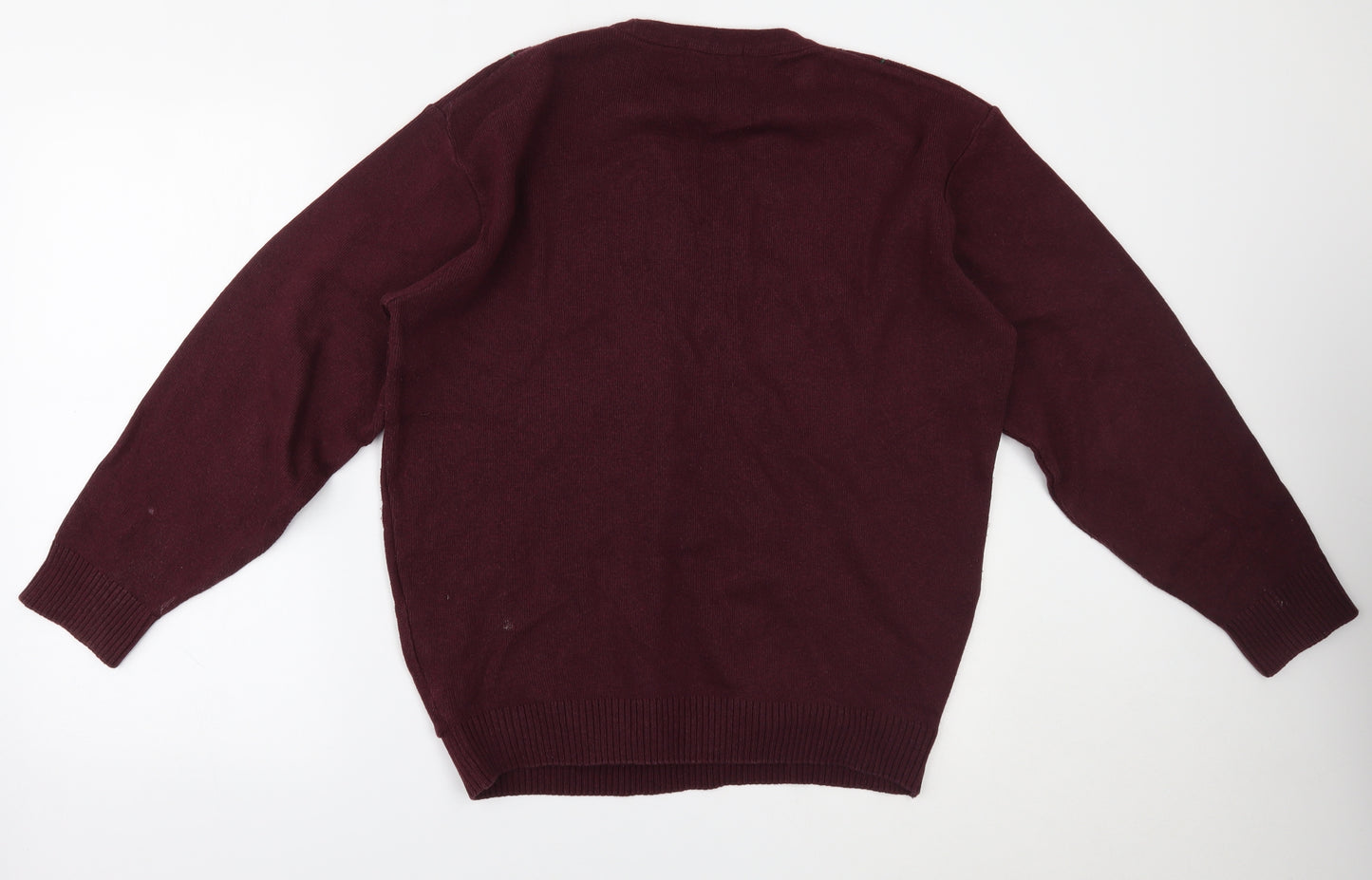 Carson Mens Red   Pullover Jumper Size M