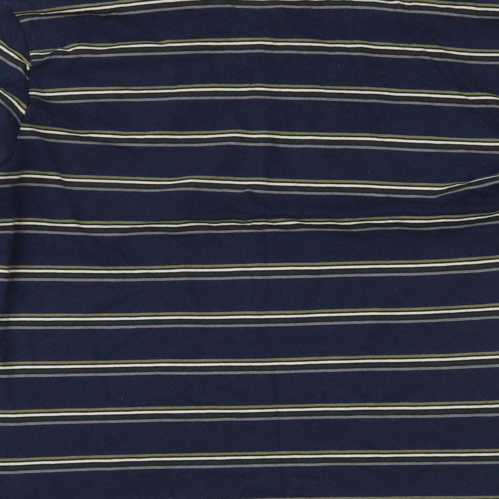 Primark Womens Blue Striped  Basic T-Shirt Size M