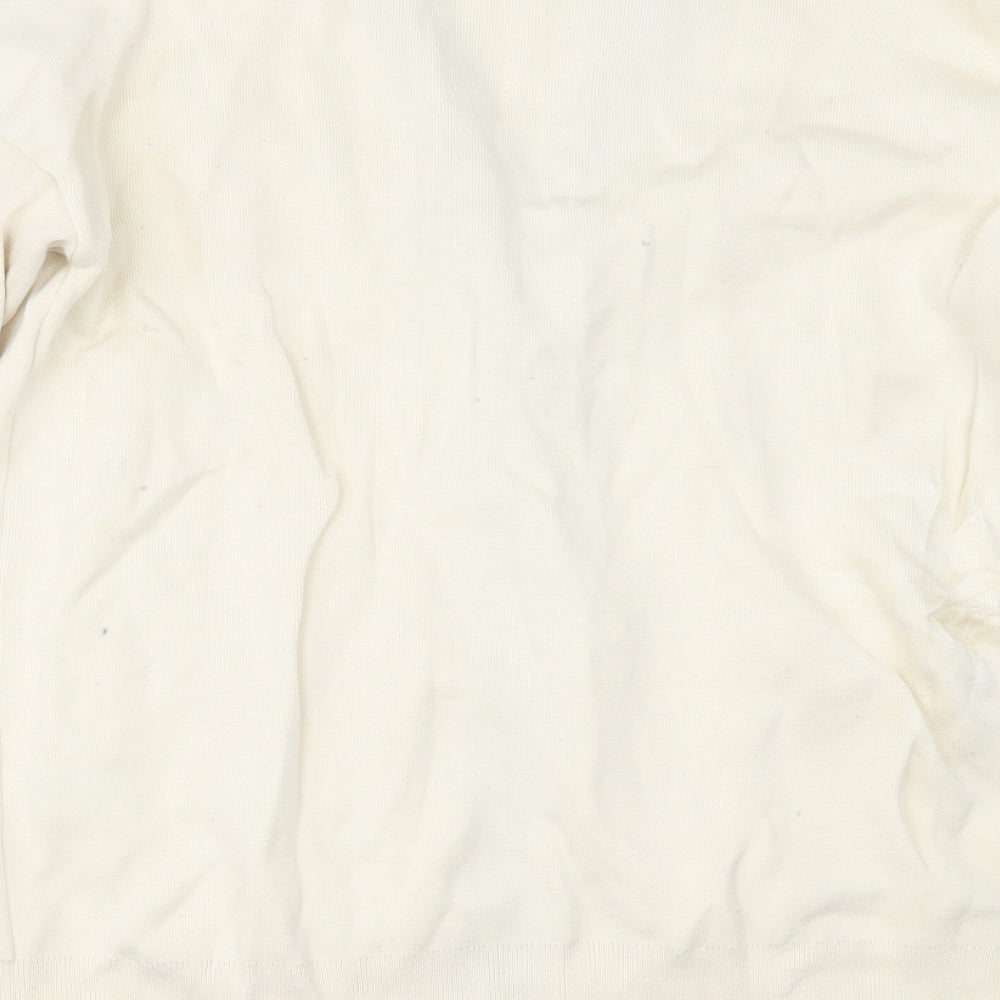 Paris Atelier Womens Ivory   Cardigan Jumper Size L