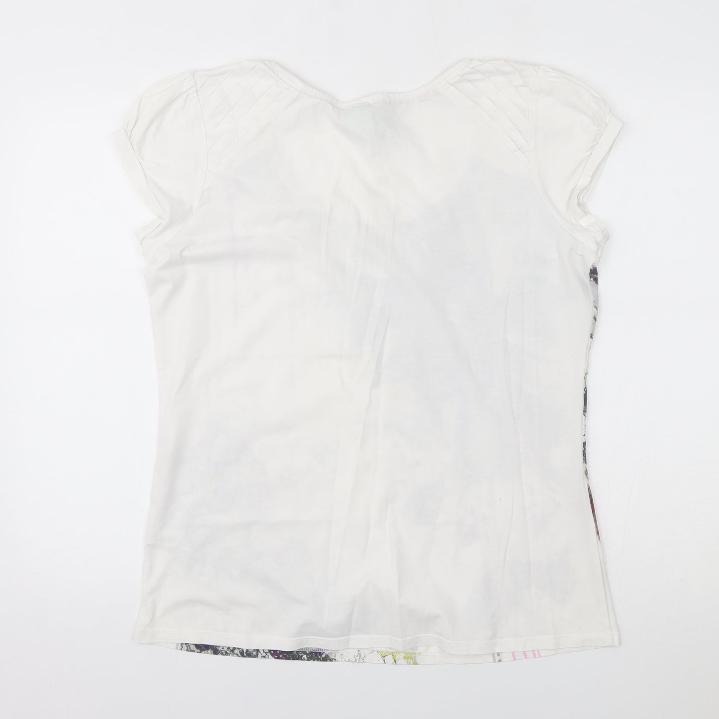 Jasper Conran Womens White   Basic T-Shirt Size 18