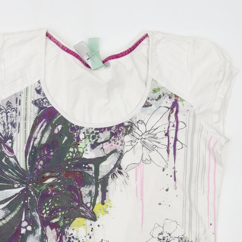 Jasper Conran Womens White   Basic T-Shirt Size 18