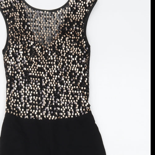 Miss Selfridge Womens Black   Romper One-Piece Size 6