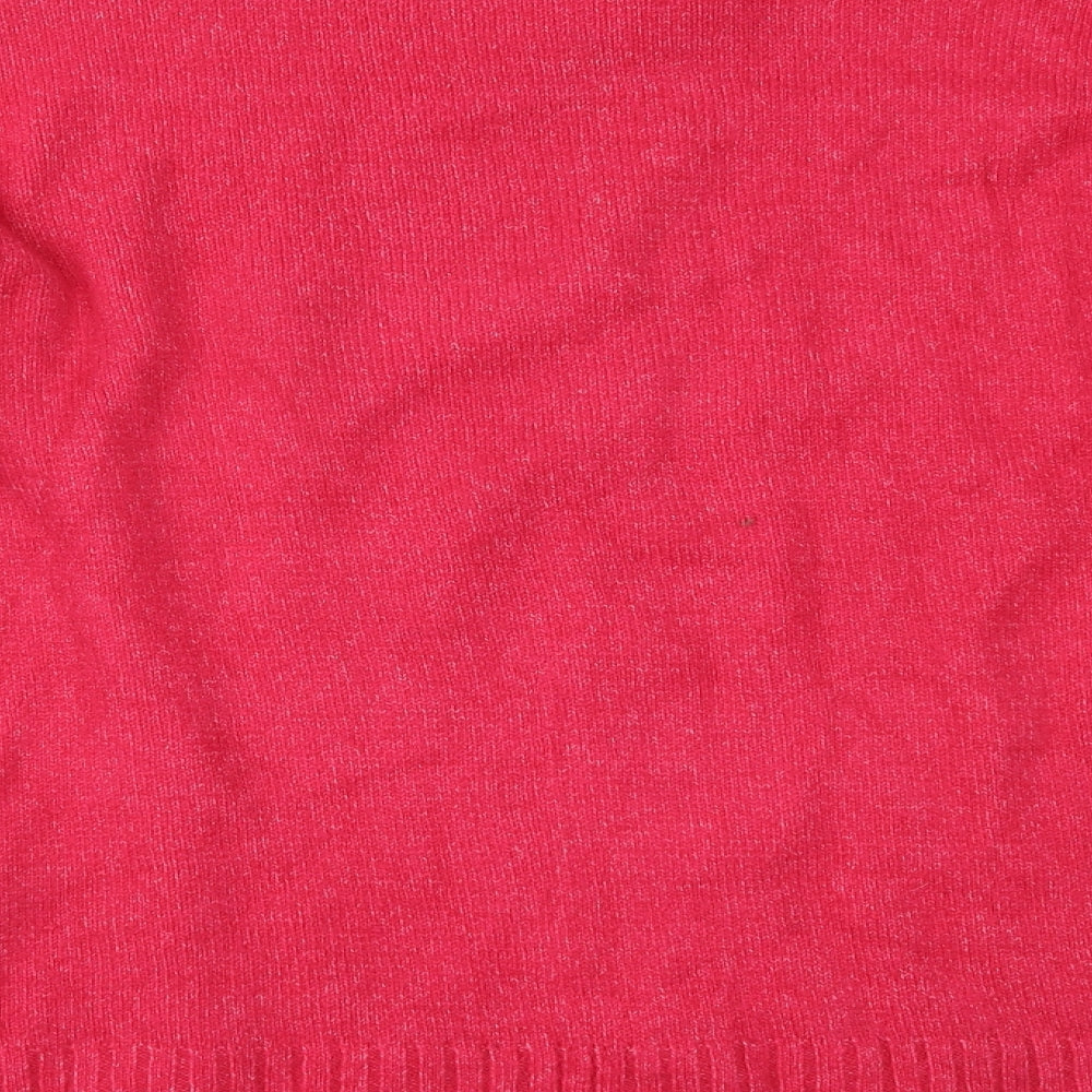 Marks and Spencer Womens Pink   Pullover Jumper Size L