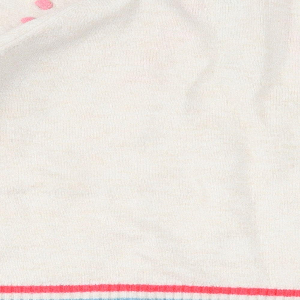 M&Co Womens Beige Striped  Pullover Jumper Size 14