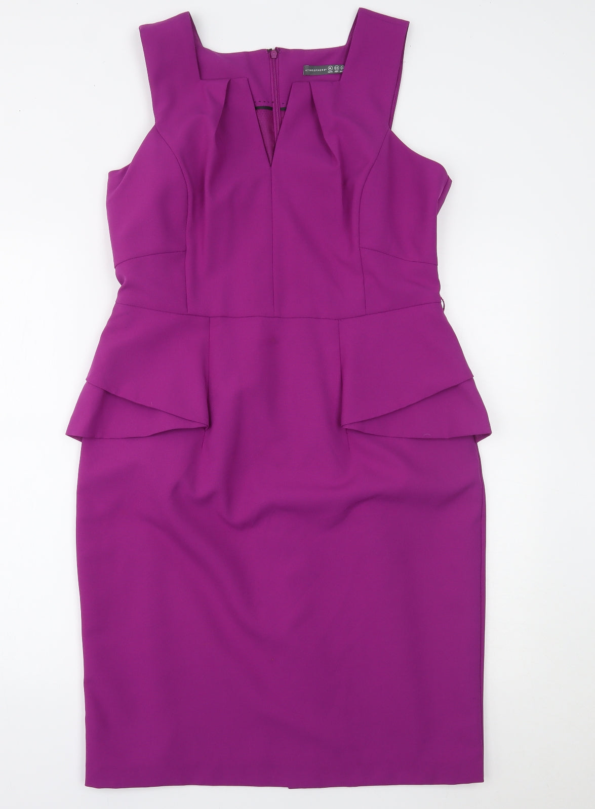 Primark Womens Purple   Pencil Dress  Size 16
