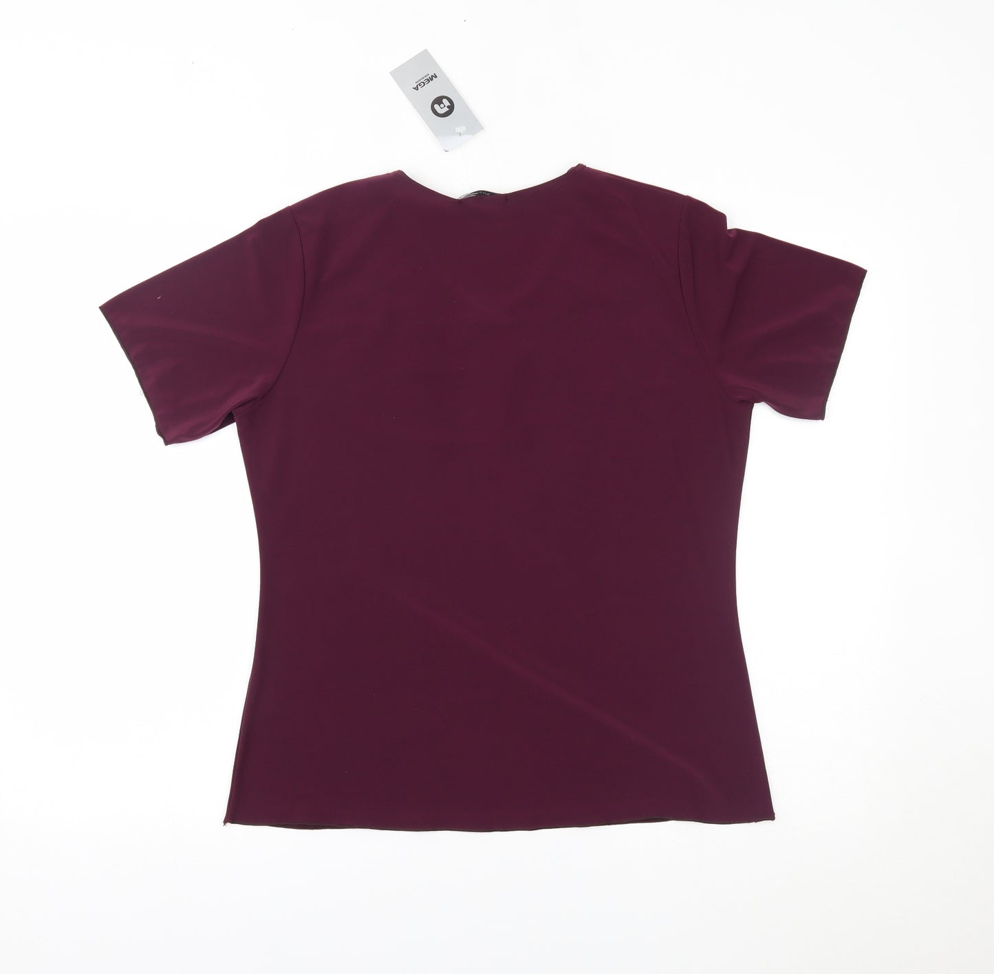 Mega Design Womens Purple   Basic T-Shirt Size M