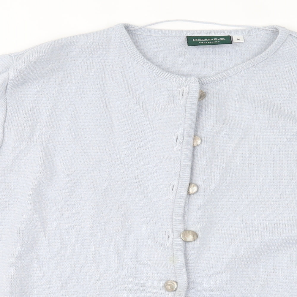 CANDA Womens Blue   Cardigan Jumper Size M