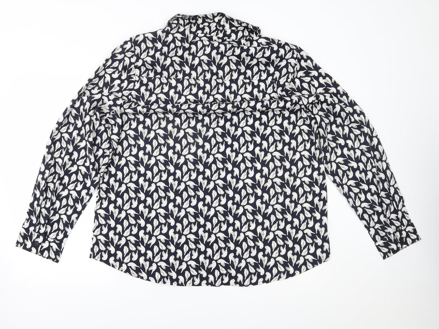 Brave Soul Womens Blue   Basic Button-Up Size 22