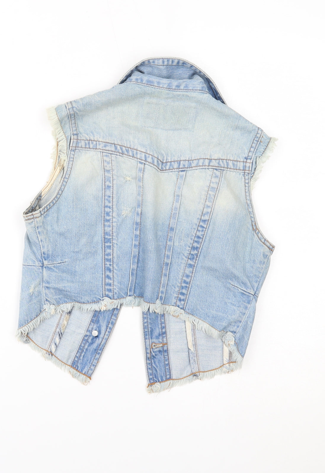 River Island Womens Blue   Gilet Jacket Size 6