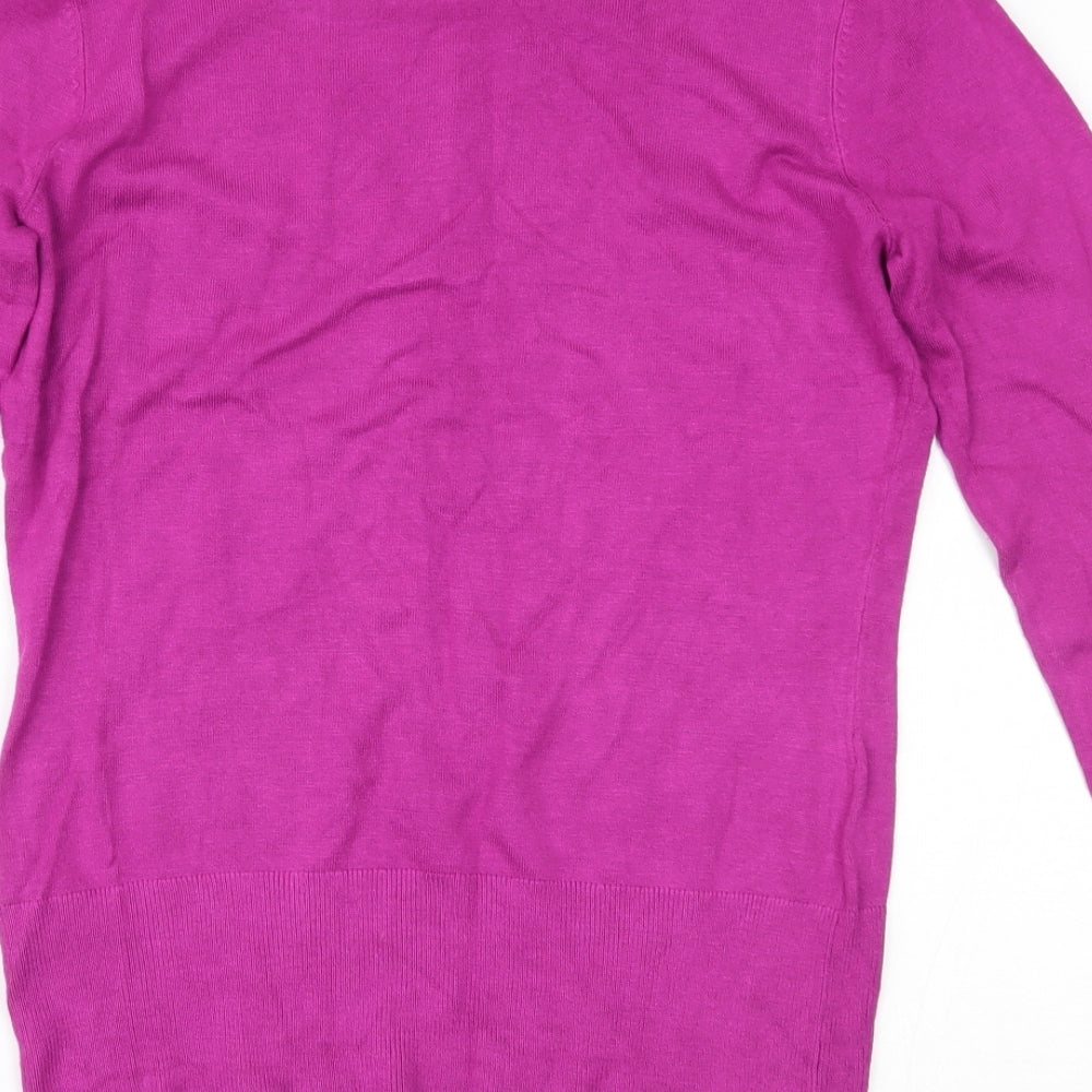 TU Womens Purple   Basic Blouse Size 12