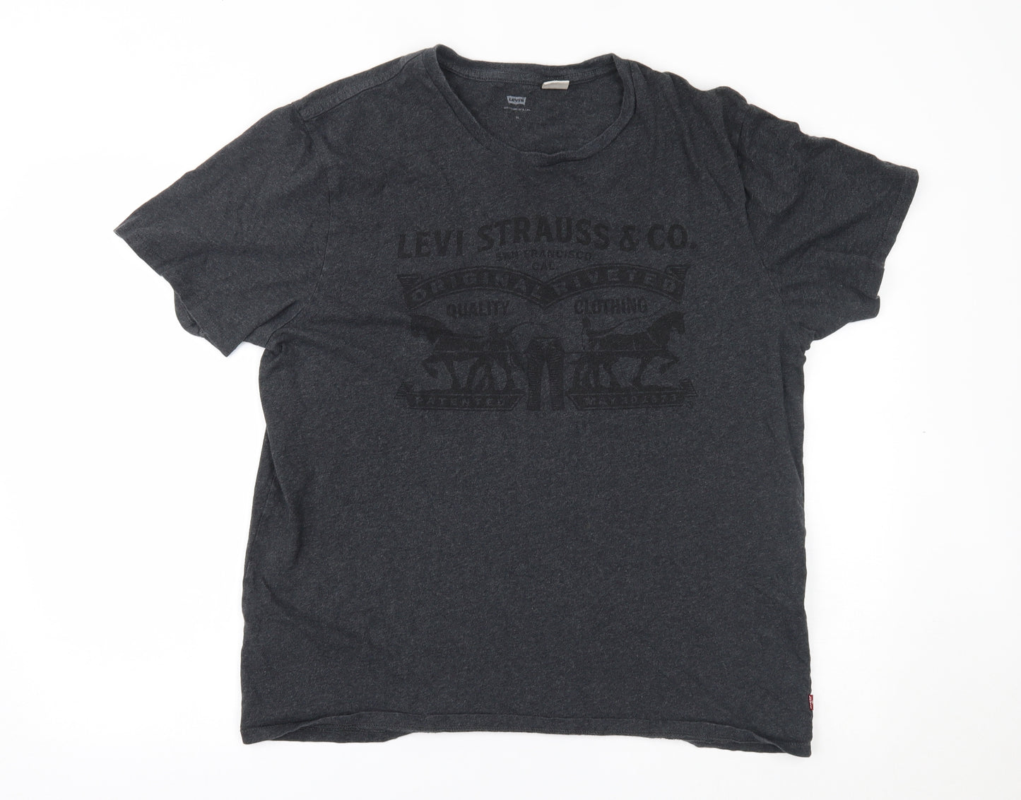 Levi's Mens Grey    T-Shirt Size XL