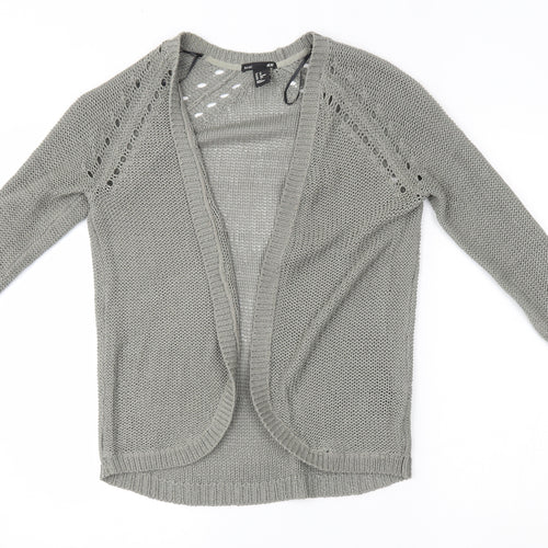 H&M Womens Grey   Cardigan Jumper Size XS