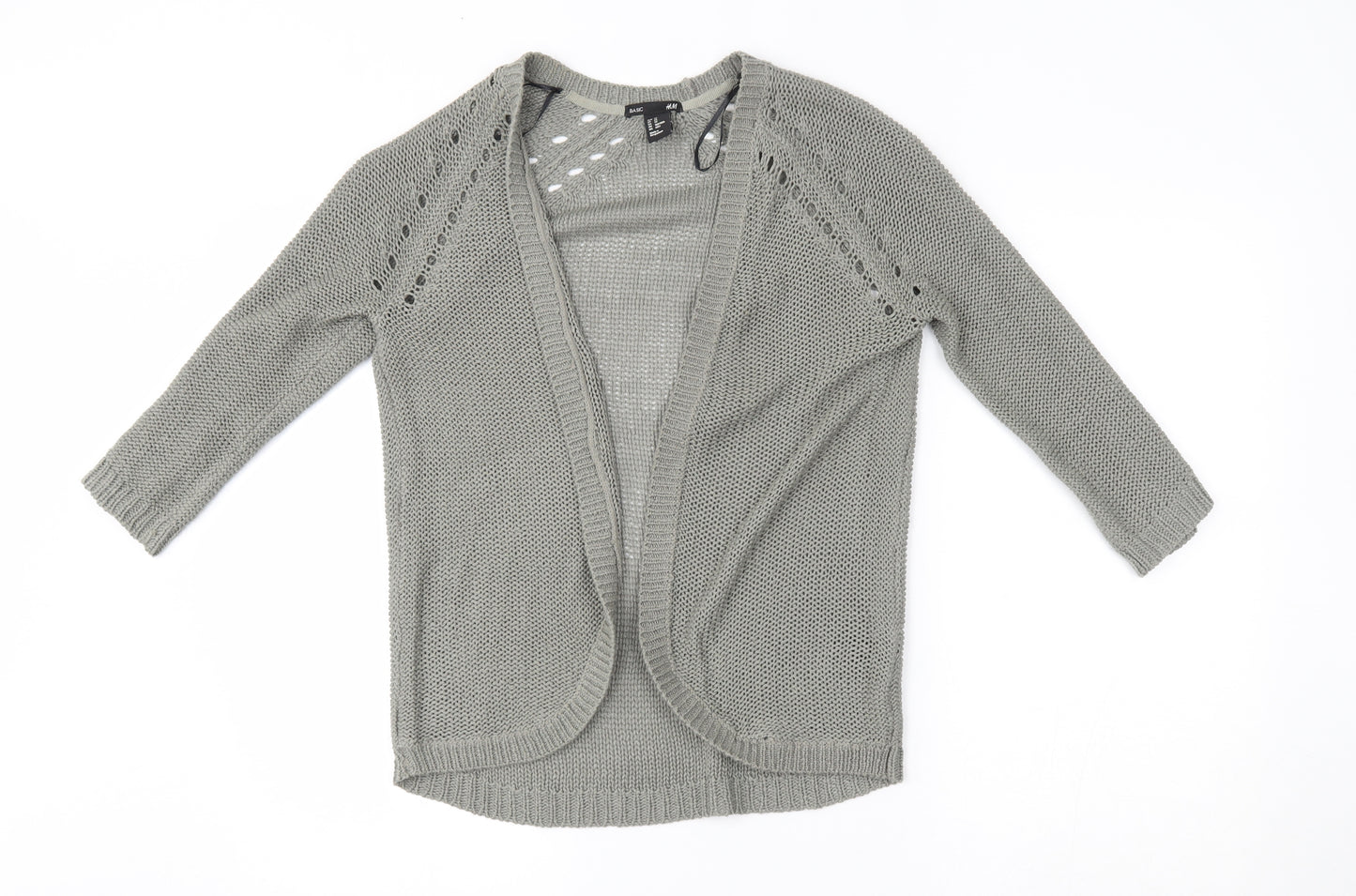H&M Womens Grey   Cardigan Jumper Size XS