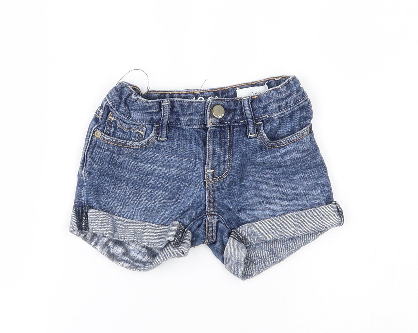 Gap Girls Blue   Mom Shorts Size 4 Years