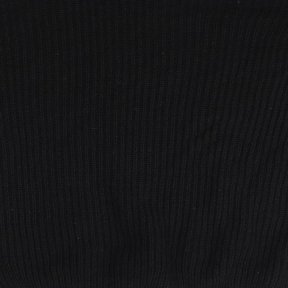 Boohoo Womens Black   Pullover Jumper Size L