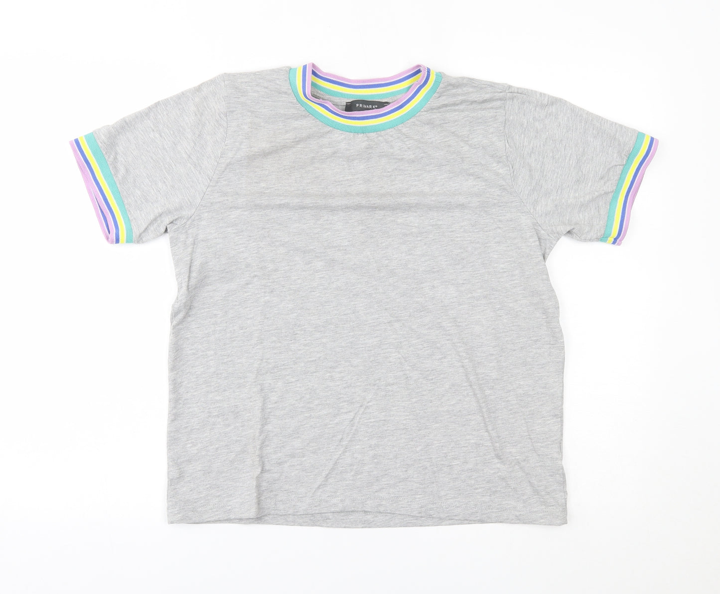 Primark Womens Grey   Basic T-Shirt Size M