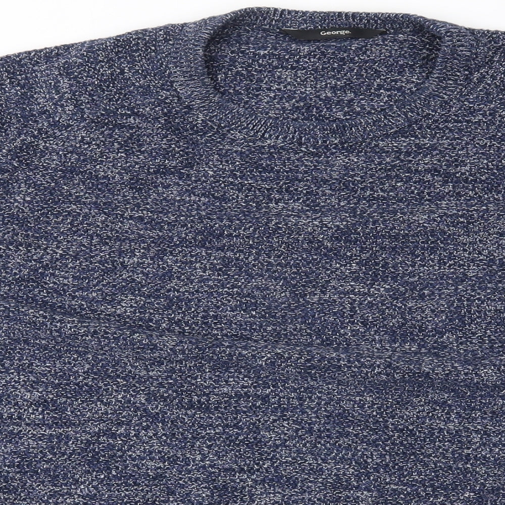 George Mens Blue   Pullover Jumper Size XL