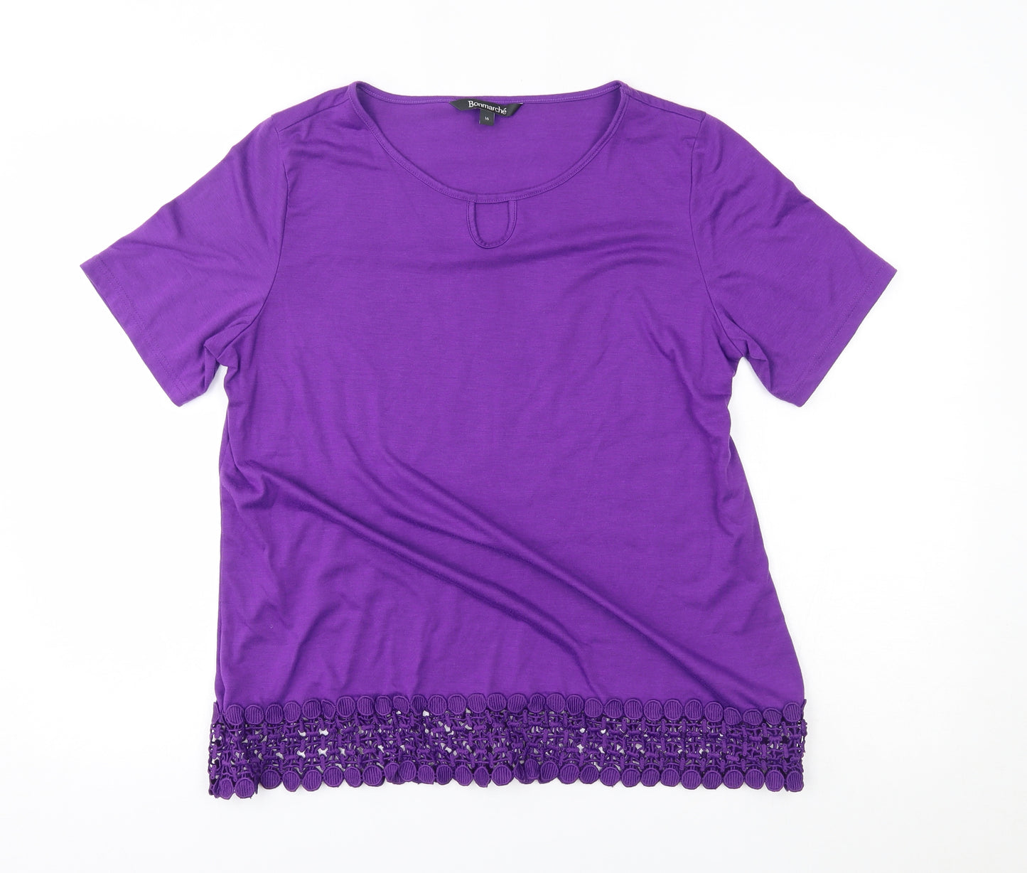 bonmarche Womens Purple   Basic T-Shirt Size 16