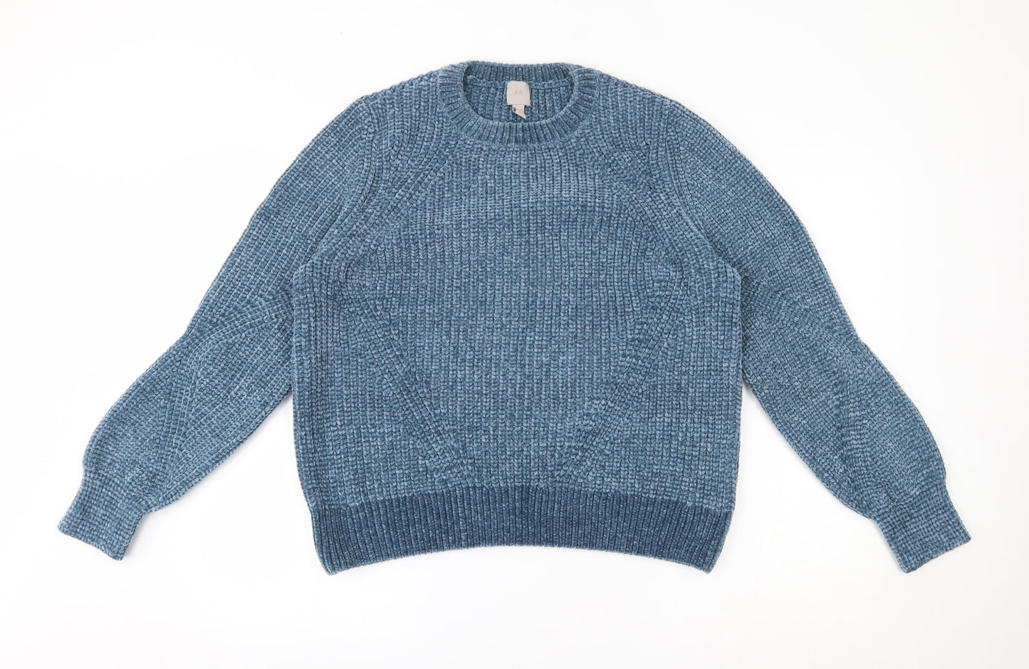 H&M Womens Blue   Pullover Jumper Size L
