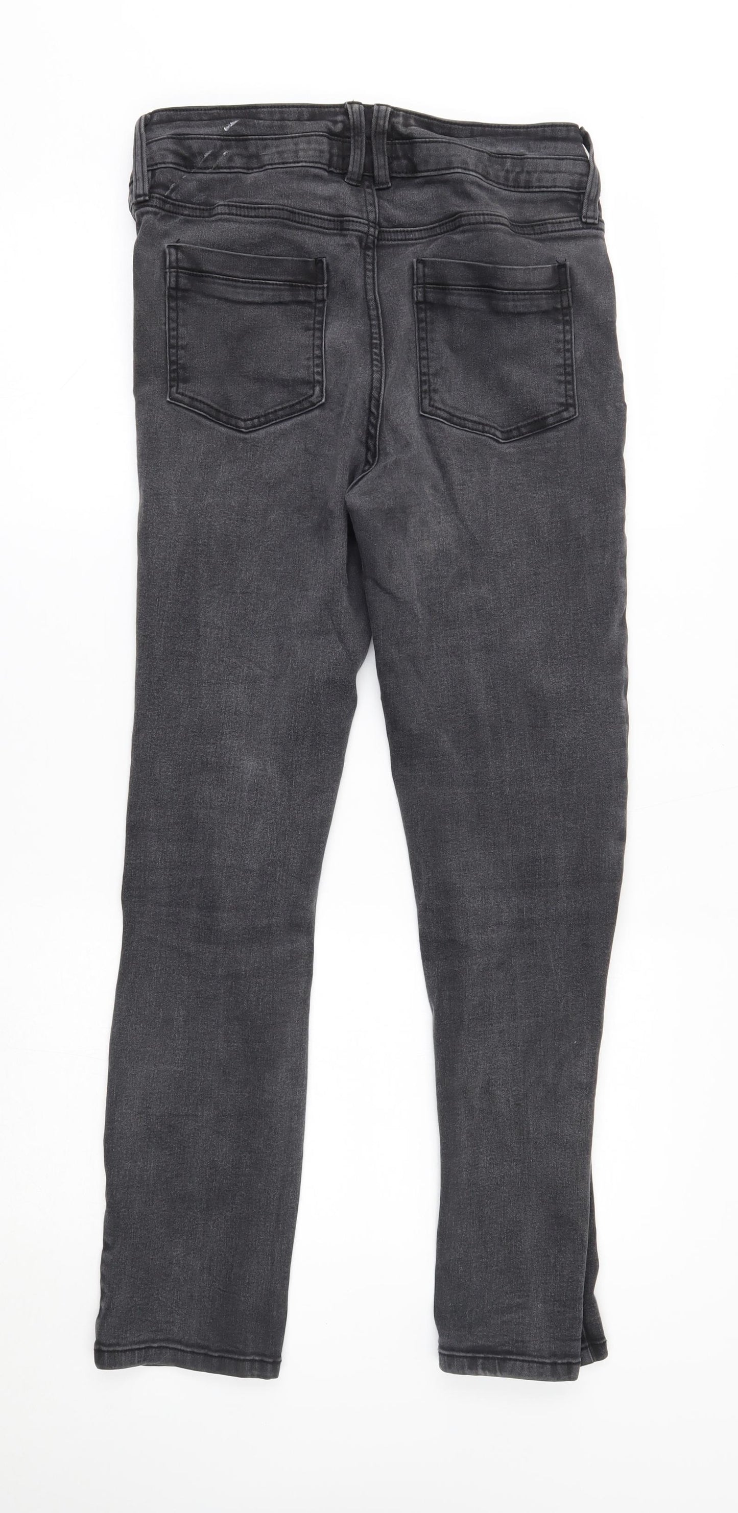 F&F Womens Grey   Straight Jeans Size 12 L29 in