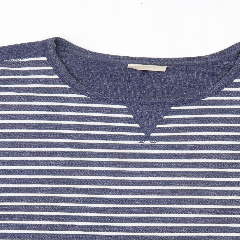 NEXT Womens Blue Striped  Pullover Jumper Size 18