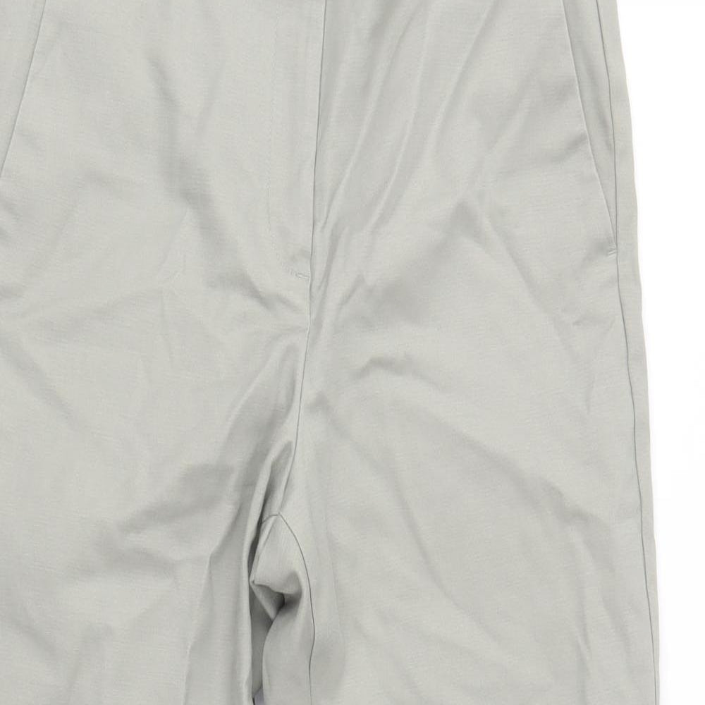 M&S Womens Grey   Capri Trousers Size 12 L24 in