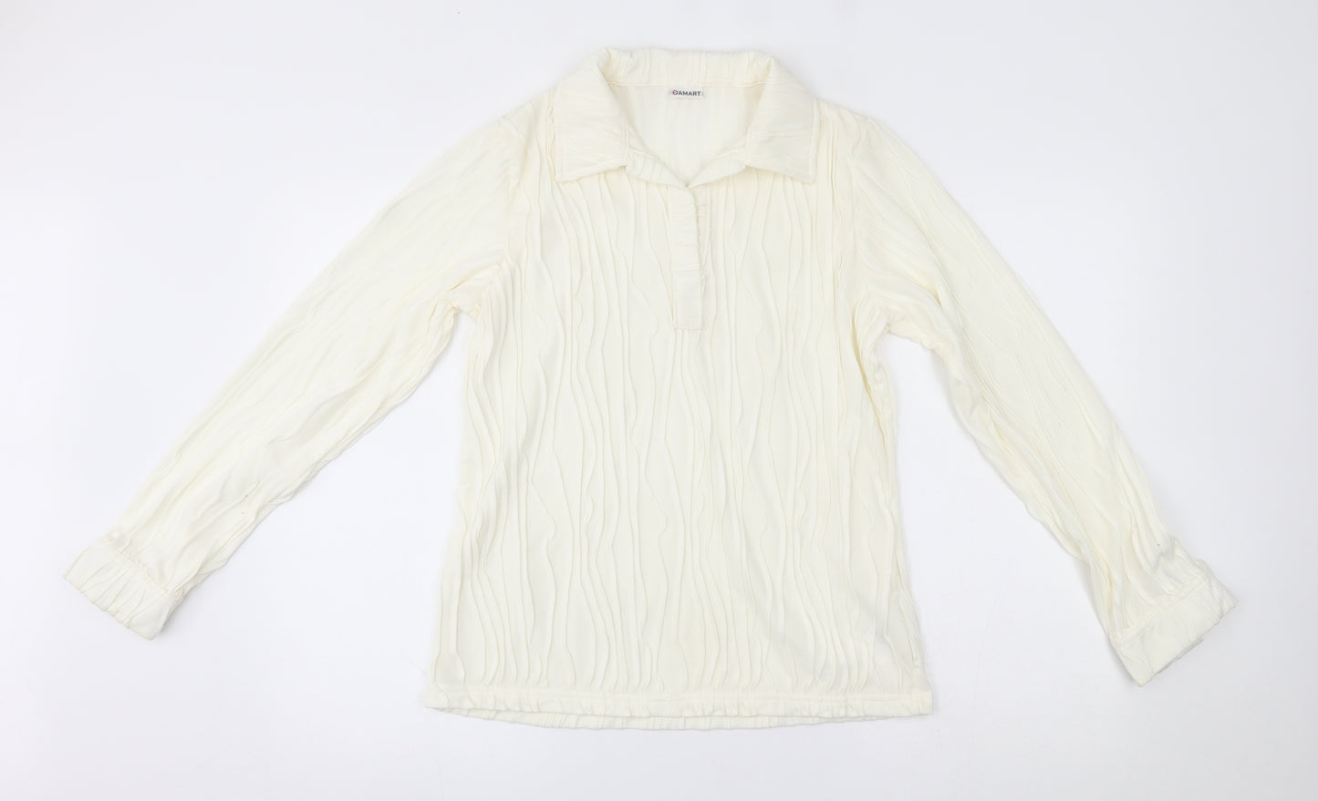 Damart Womens Ivory   Basic Blouse Size 12