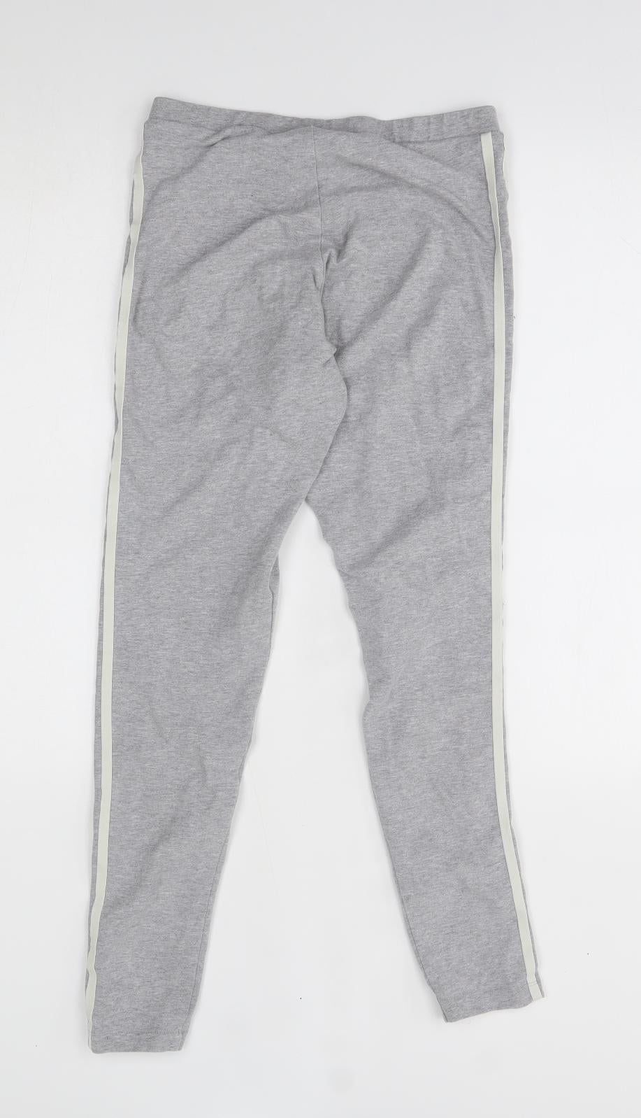 adidas Womens Grey   Jogger Leggings Size 10 L26 in