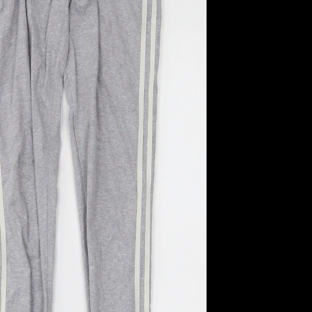 adidas Womens Grey   Jogger Leggings Size 10 L26 in