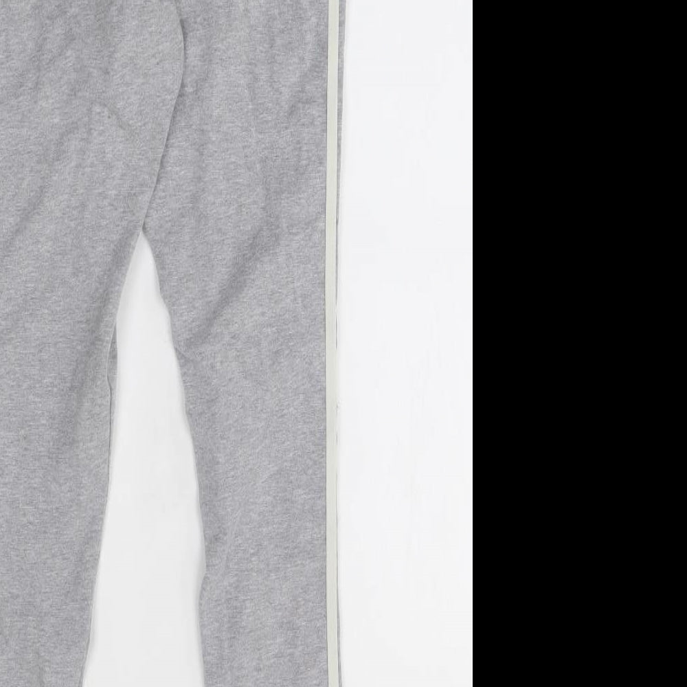 adidas Womens Grey   Jogger Leggings Size 10 L26 in