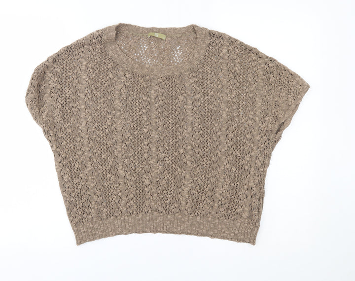 TU Womens Brown   Pullover Jumper Size 12