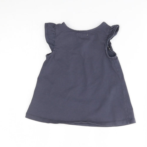 Maggie & Zoe Girls Blue   Basic Blouse Size 3-4 Years