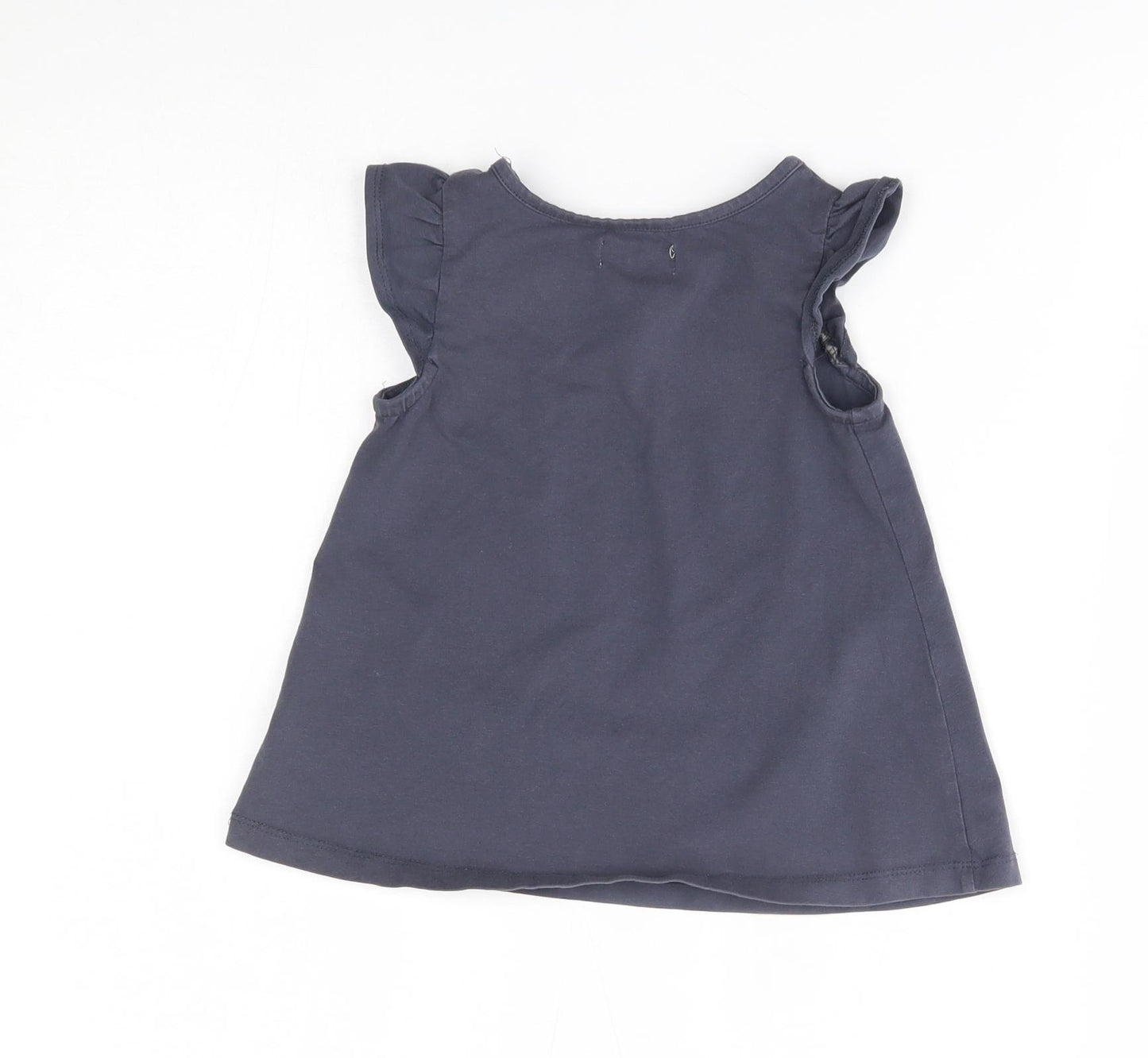 Maggie & Zoe Girls Blue   Basic Blouse Size 3-4 Years