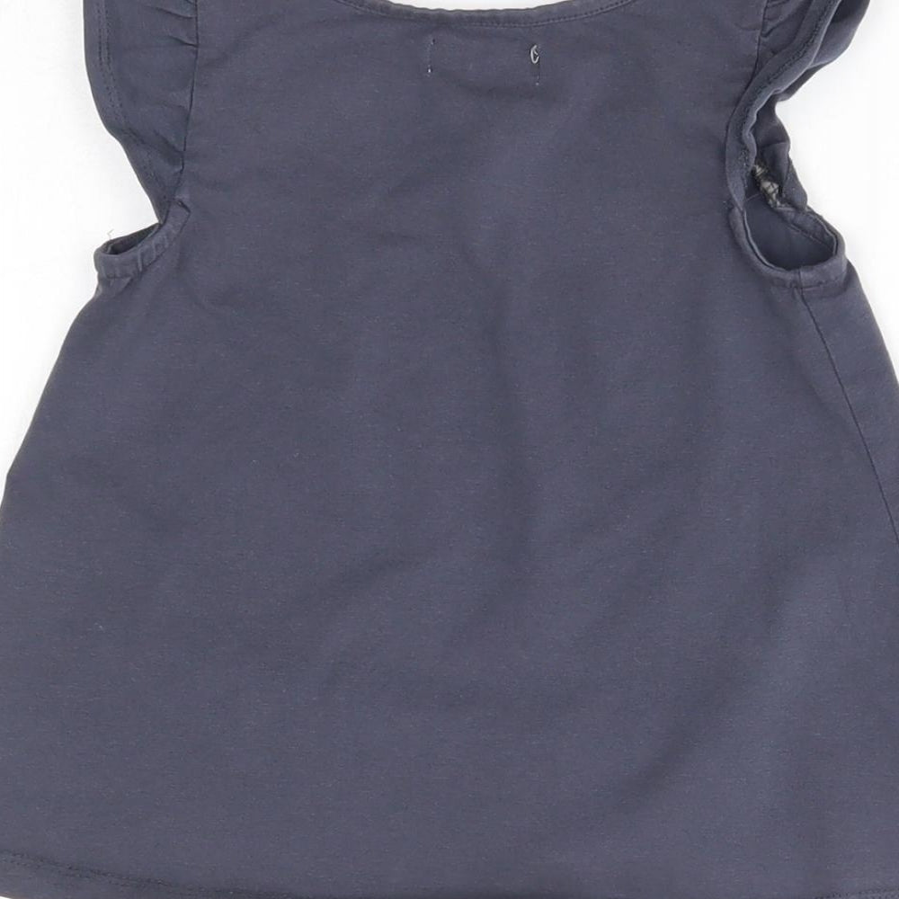 Maggie & Zoe Girls Blue   Basic Blouse Size 3-4 Years