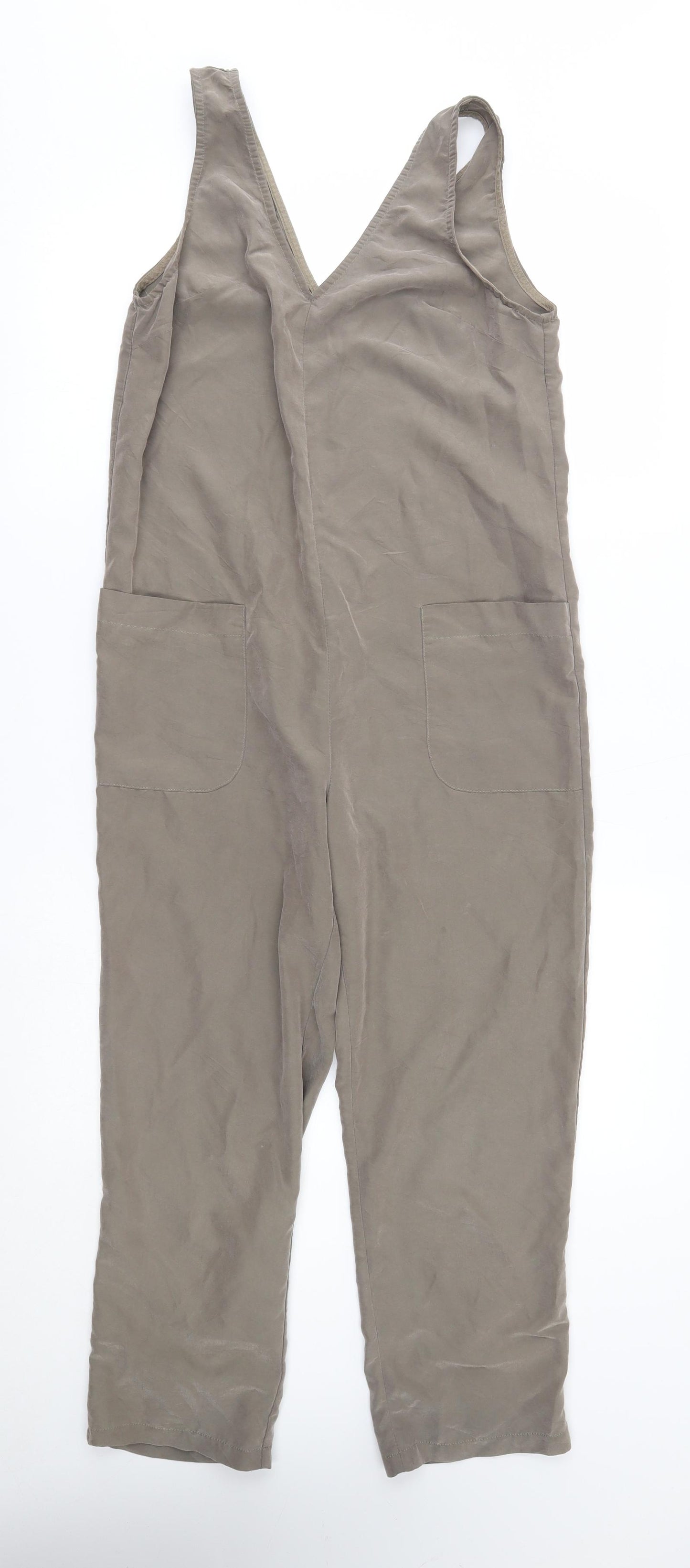 Topshop Womens Grey   Jumpsuit One-Piece Size 6 L23 in