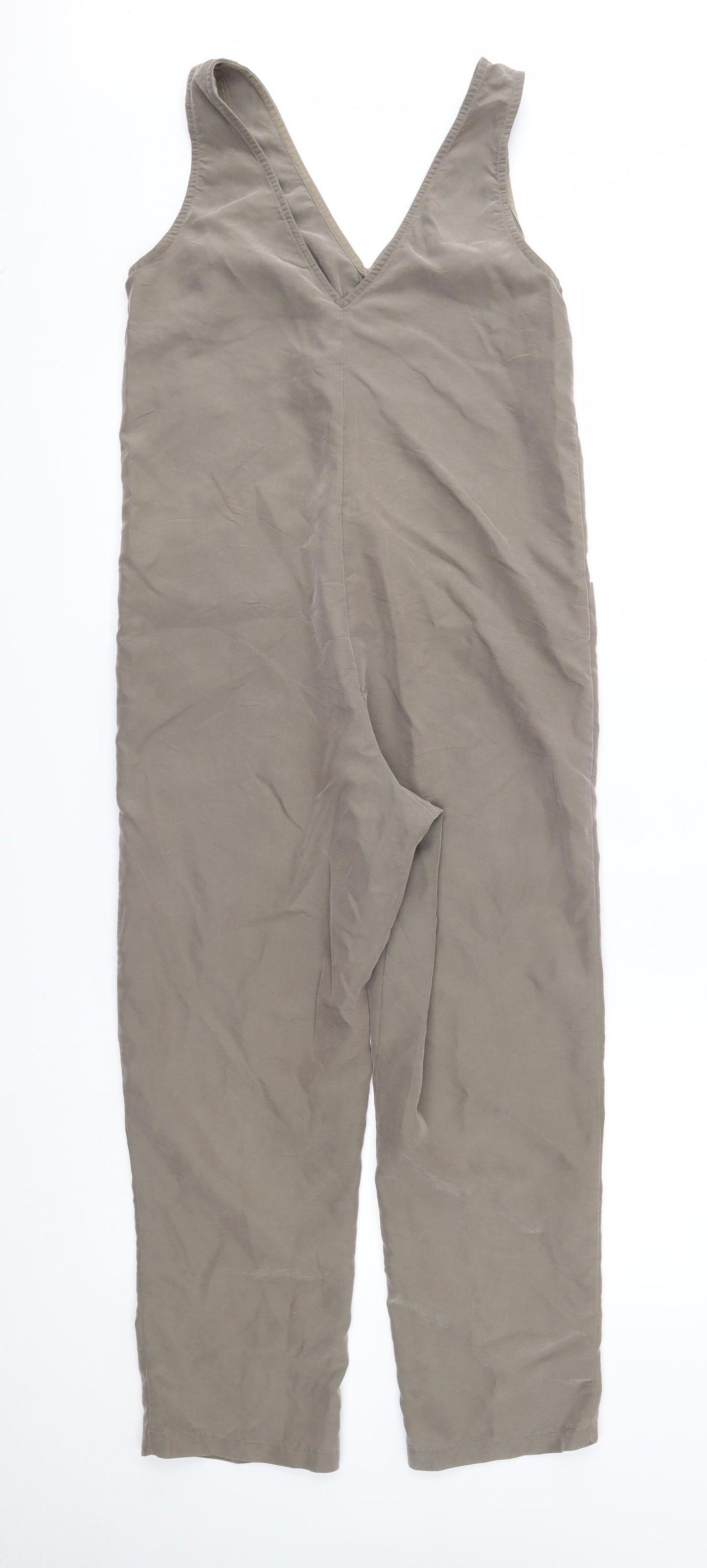 Topshop Womens Grey   Jumpsuit One-Piece Size 6 L23 in